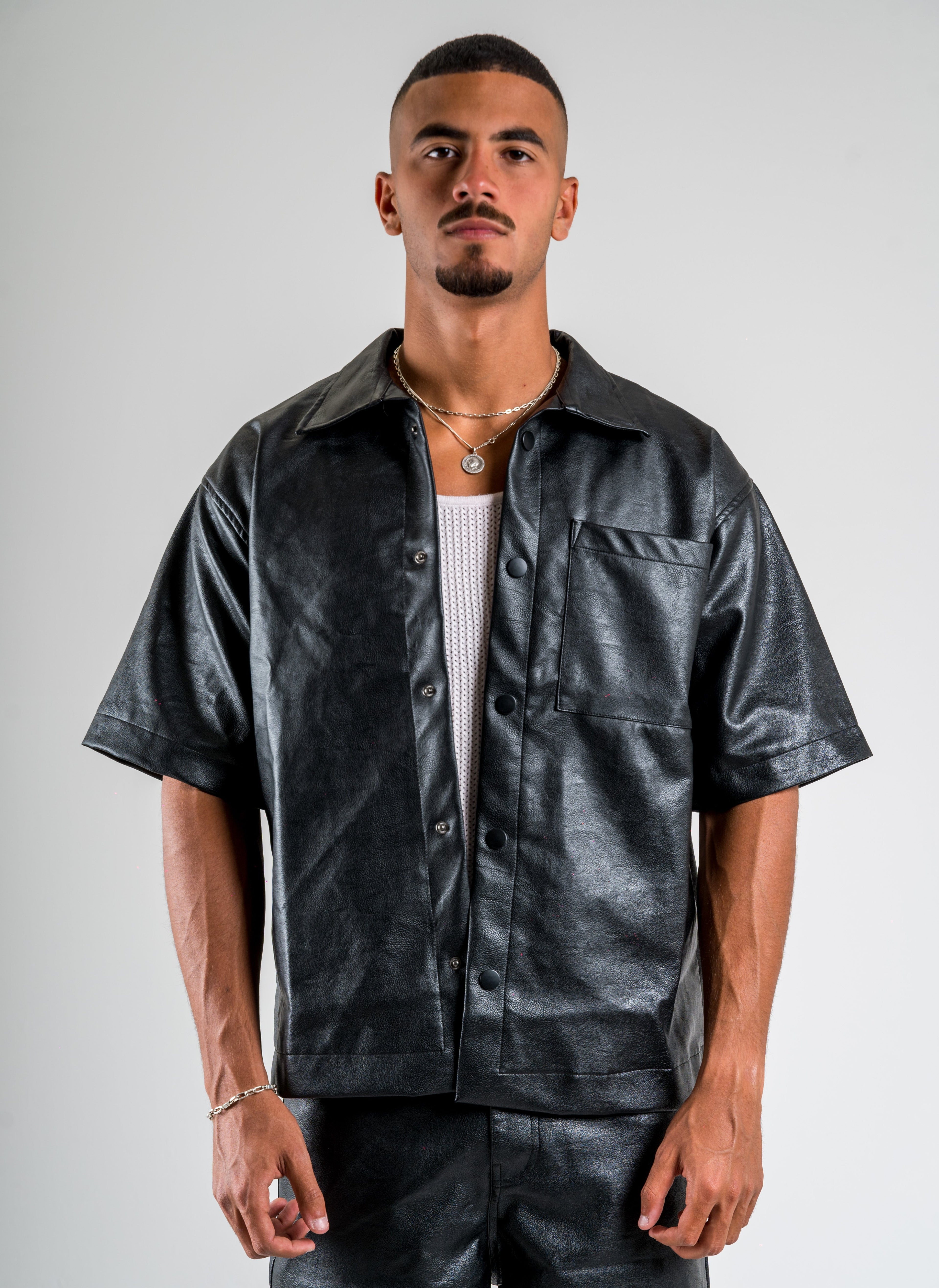 Nu Leather Overshirt